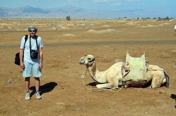 Me and camel in Sinai Desert