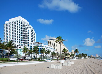 Fototapeta na wymiar Fort Lauderdale Beach, Florida