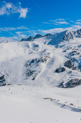 Ski resort GrandVallira. Views of the Pyrenees mountains. Rest with the whole family and friends. Andorra