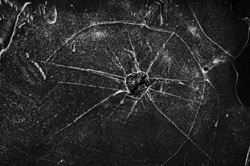 crushed ice glass cracks background, abstract seasonal background, pieces of ice crushed sharp overlay