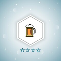     beer vector icons modern