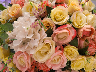 A picture of flowers with selective focus