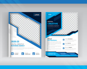 Corporate Business Flyer,  Brochure design, cover modern layout, poster, Abstract flyer