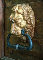 Poignée de porte de la cathédrale de Cuenca, Espagne