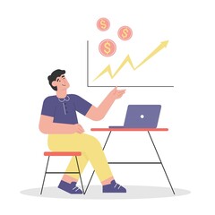 Working online and getting profit