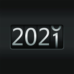 2021 New Year Odometer,  New Year 2021 design