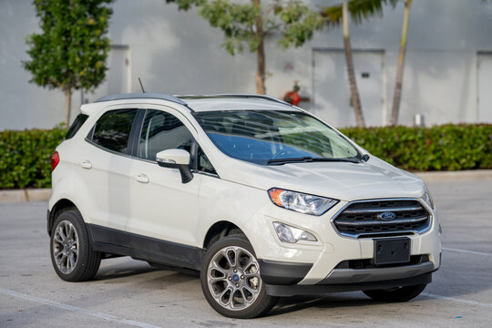 Miami, FL, USA - December 2, 2020: Ford Ecosport compact car photo