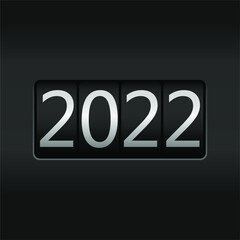 2022 New Year Odometer,  New Year 2022 design