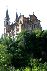 Fototapeta na wymiar Monastery of Covadonga, Spain