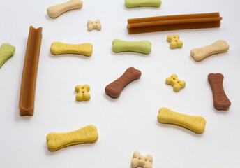 Bones dog biscuits.Toys