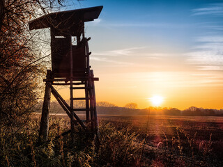 Naklejka premium Hochstand