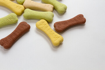 Bones dog biscuits.Toys
