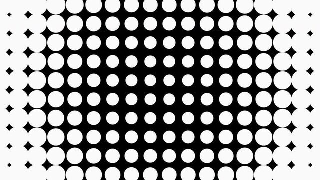 A simple transition mask of increasing circles. Seamless