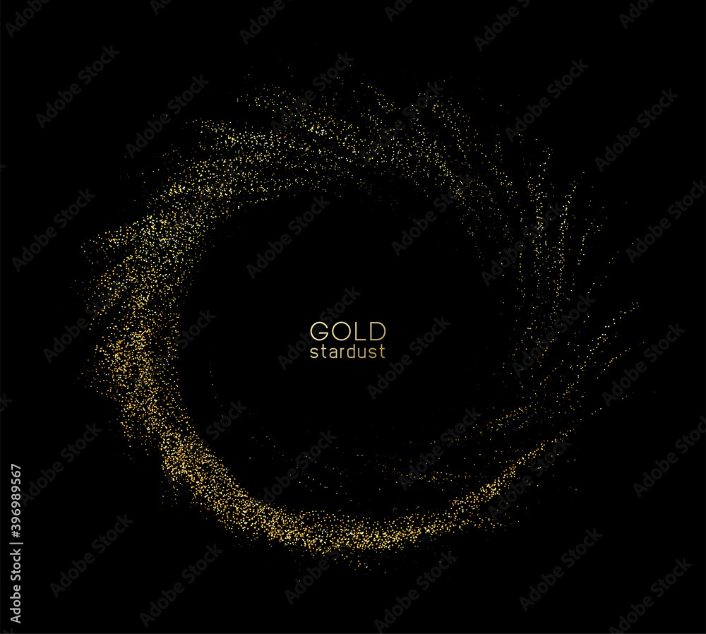 Poster Abstract shiny color gold explosion design element