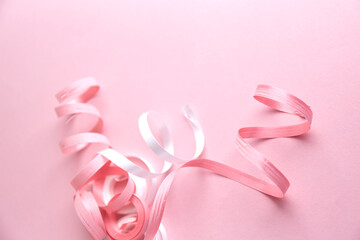 delicate pink party decorations