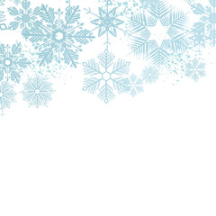 Fototapeta na wymiar winter snowflakes background