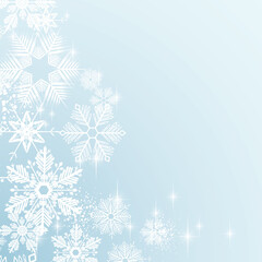 winter snowflakes background