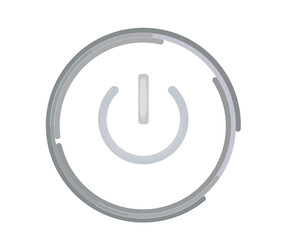 Power button icon. vector illustration