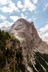 Beautiful Mountain landscape at the Dolomites, Trentino Alto Adige, South Tyrol in Italy.