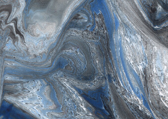 Marmurowo kamienne niebieskie tło tekstura. - obrazy, fototapety, plakaty
