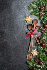 Christmas decoration background. Christmas cooking concept - 396999718