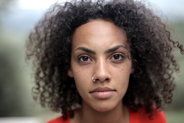 portrait of a  young woman