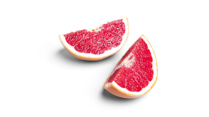 Fototapeta na wymiar Grapefruit on a white background. High quality photo
