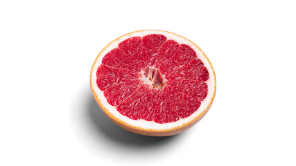 Grapefruit on a white background. High quality photo