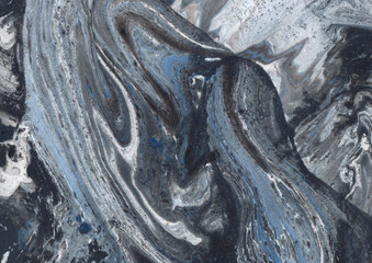 Obraz premium Niebieskie kamienne marmurowe tło tekstura