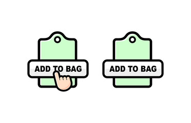 Add to bag Vector Design - plastic bag