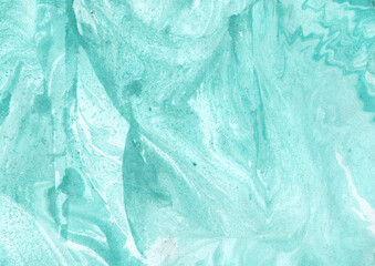 Niebiesko turkusowe tło tekstrura, kamień marmur. - obrazy, fototapety, plakaty
