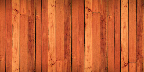 Brown wood texture background with beautiful natural pattern is used for background or design. Dark wood wall background