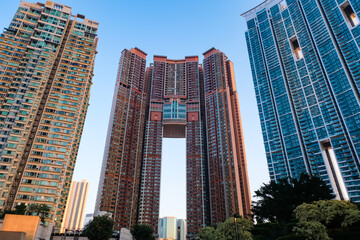Fototapeta na wymiar 香港 凱旋門 The Arch Moon Tower