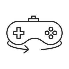 augmented reality control gamepad equipment line style