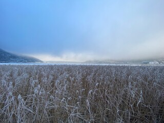 Maurach Pertisau Achensee Tirol Karwendel Österreich im Herbst Winter