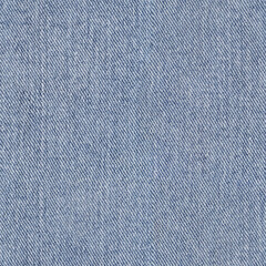Real Seamless Texture, Seamless pattern, Large Denim fabric texture, Old blue denim. Repeating...
