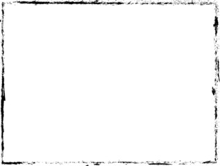 Set of Grunge Black and White Frames . textured rectangles for image