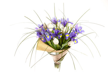 bouquet of irises