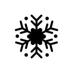 Snowflake Vector Icon Style Illustration. EPS 10 File