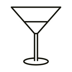 cocktail drink beverage celebration celebration party, line icon style