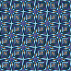 colorful symmetrical repeating patterns for textiles, ceramic tiles, wallpapers and designs. seamless image.
