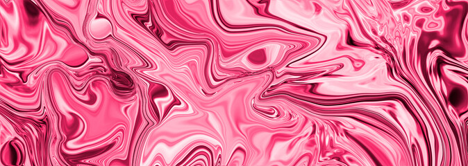 molten metal. blood close up. mixed paint. red thick liquid. pink creative background