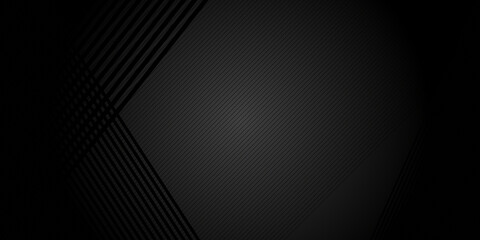 Black abstract background with metal texture and lines. Vector illustration design for business presentation, banner, cover, web, flyer, card, poster, game, texture, slide, magazine, and powerpoint.