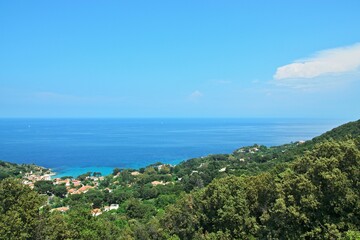 Obraz premium Italy-view on town Sant´Andrea on the island of Elba