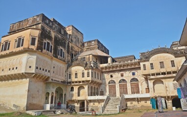 Fototapeta premium Mandawa Fort, great tourist's attraction fort in Rajasthan