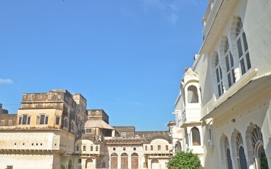 Fototapeta na wymiar Mandawa Fort, great tourist's attraction fort in Rajasthan