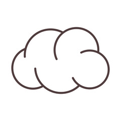 weather cloud sky seasonal line icon style