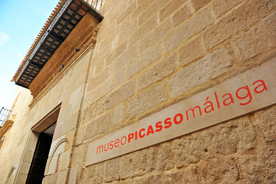 Museo Picasso Málaga ubicado en el antiguo palacio de Buenavista del siglo XVI. Málaga capital de la Costa del Sol, España