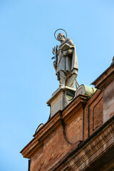Fototapeta na wymiar Reggio Emilia, Italy. Beautiful architecture of Reggio Emilia city center.