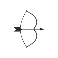 Fototapeta premium bow with arrow vector design